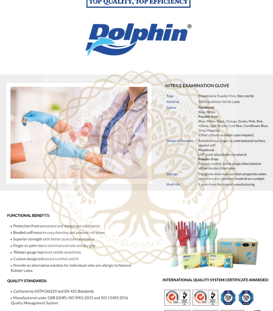 Covid Schutzausrüstung Nitril Handschuhe Nitrile-gloves Covid Rescue Dolphin Top Gloves