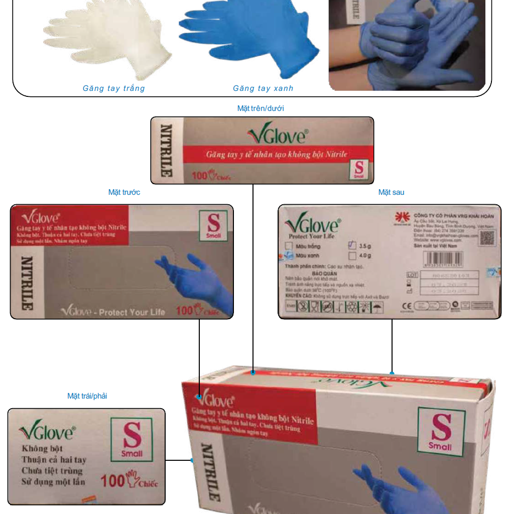 Covid Schutzausrüstung Nitril Handschuhe Nitrile-gloves Covid Rescue Vgloves